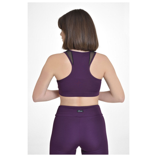 Target Γυναικείο μπουστάκι Scuba & Sheer Fabric Sports Bra "Mind"